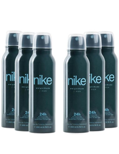 Nike Pack Night Mode Man Desodorante Spray 200ml 6 unidades