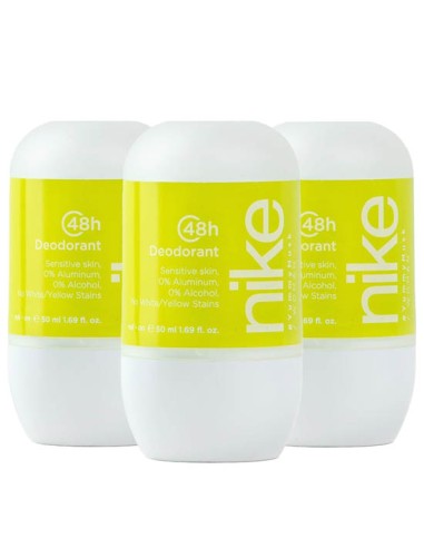 Nike Pack Yummy Musk Woman Desodorante Roll-on 50ml 3 unidades