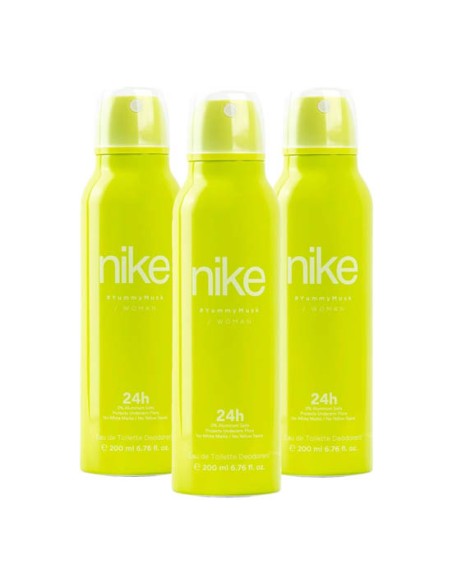 Pack Nike Yummy Musk Woman Desodorante Spray 200ml 3 uds