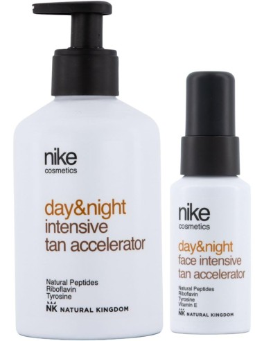 Pack nikecosmetics Day&Night Intensive Tan Accelerator Corporal 250 ml + Facial 40 ml