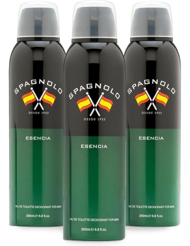 Pack Spagnolo Esencia Desodorante Spray 3 x 200 ml