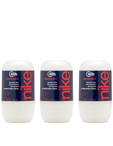 Pack Nike Urban Wood Desodorante Roll-on para Hombre 3 x 50ml