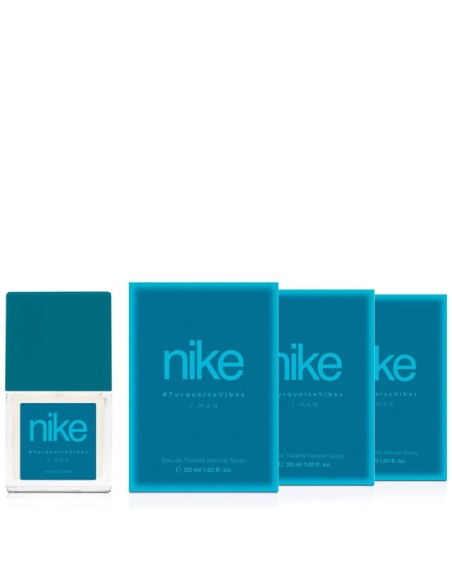 Nike Embalagem Turquoise Vibes Eau de Toilette para homens 30 ml x 3 unidades