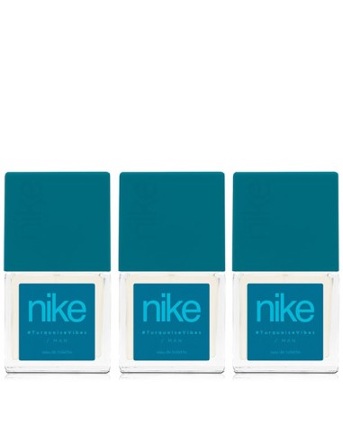 Pack Nike Turquoise Vibes Eau de Toilette para Hombre 30ml x 3 uds