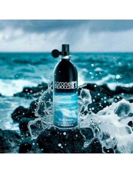 CORONEL TAPIOCCA - Blue Ocean, Colonia hombre, 150 ml, Estuche de regalo, Perfume Formato Spray, Eau de Toilette Natural y masculina con vaporizador, Aroma Cítrico Especiado, Fragancia Fresca y de larga duración ✅ Entrega 24/72h