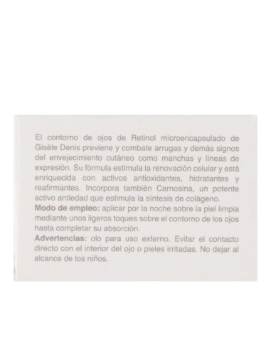 Gisèle Denis Contornos de ojos Retinol 15ml