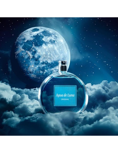 AGUA DE LUNA - Original, Colonia mujer, 100 ml, 200 ml, Estuche de regalo, Perfume en Formato Spray, Eau de Toilette Natural y femenina, Aroma Floral, Fragancia Fresca y de larga duración ✅ Entrega 24/72h