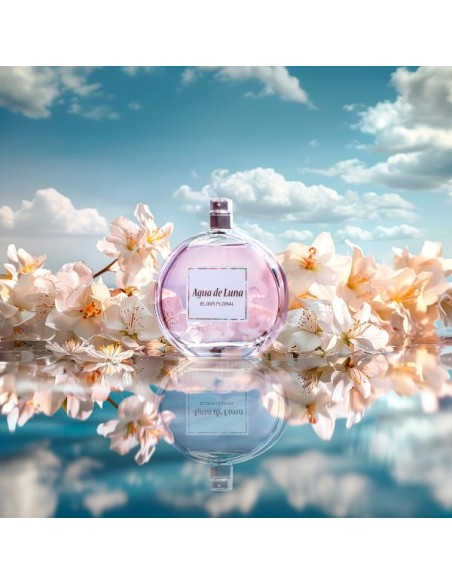AGUA DE LUNA - Elixir Floral, Colonia mujer, 200 ml, Estuche de regalo, Perfume en Formato Spray, Eau de Toilette Natural y femenina, Aroma Cítrico y Floral, Fragancia Fresca de larga duración ✅ Entrega 24/72h