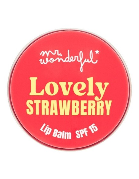 Mr. Wonderful Lovely Strawberry  Lip Balm SPF15 15ml