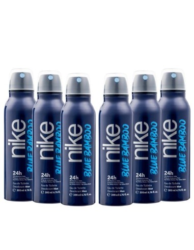 Pack Nike Blue Bamboo Man Desodorante Spray 200ml  6 uds