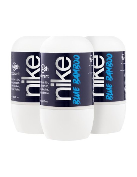 Pack Nike Blue Bamboo Man Desodorante Roll-on 50ml 3 uds