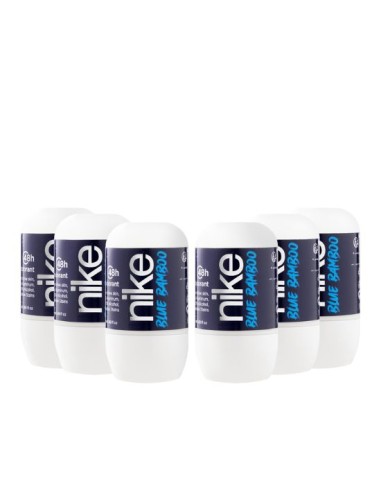 Pack Nike Blue Bamboo Man Desodorante Roll-on 50ml 6 uds