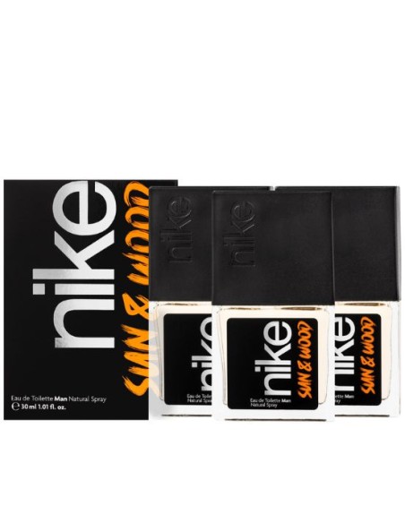 Pack Nike Sun & Wood Man Eau de Toilette 30ml 3 uds
