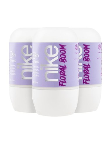 Pack Nike Floral Boom Woman Desodorante Roll-on 50ml 3 uds