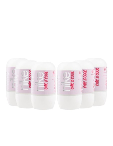 Pack Nike Chic & Cool Woman Desodorante Roll-on 50ml 6 uds