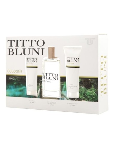 Titto Bluni Cologne Uomo Estuche de Regalo para Hombre