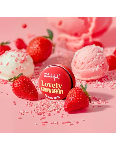 Mr. Wonderful Lovely Strawberry  Lip Balm SPF15...