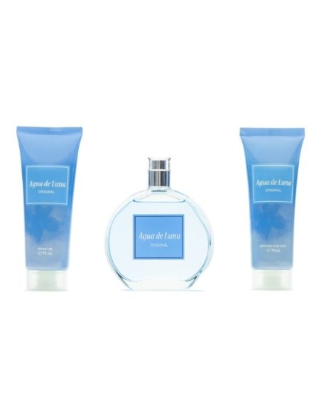 AGUA DE LUNA - Original, Colonia mujer, 100 ml, 200 ml, Estuche de regalo, Perfume en Formato Spray, Eau de Toilette Natural y femenina, Aroma Floral, Fragancia Fresca y de larga duración ✅ Entrega 24/72h