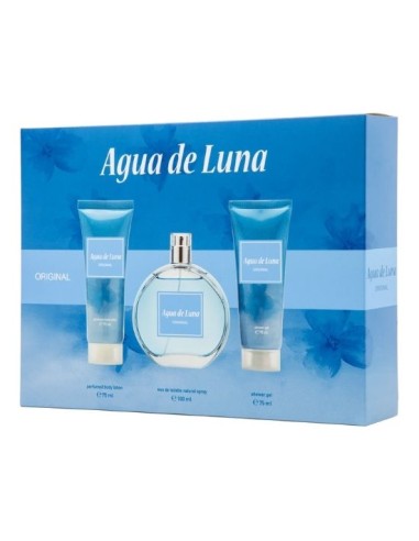 AGUA DE LUNA - Original, Colonia mujer, 100 ml, 200 ml, Estuche de regalo, Perfume en Formato Spray, Eau de Toilette Natural y femenina, Aroma Floral, Fragancia Fresca y de larga duración ✅ Entrega 24/72h