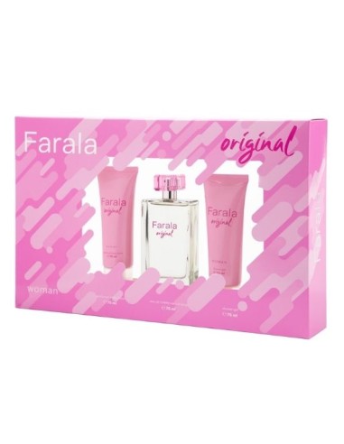 FARALA - Original, Colonia mujer, 75 ml, 150 ml, Estuche de regalo, Perfume Formato Spray, Eau de Toilette Natural y femenina, Aroma Floral Especiado, Fragancia Fresca, Juvenil y de larga duración ✅ Entrega 24/72h