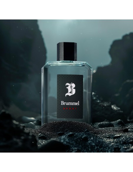 BRUMMEL - Sport, Agua de Colonia hombre 125 ml, 250 ml, Estuche de regalo, Eau de Toilette masculina, Perfume Elegante y Sofisticado, Aroma Oriental Amaderado, Fragancia Fresca de larga duración ✅ Entrega 24/72h