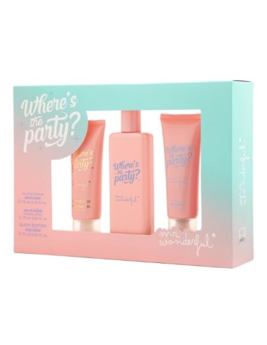 Mr. Wonderful Where's The Party? Estuche de Regalo para Mujer