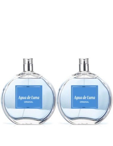 AGUA DE LUNA - Original, Colonia mujer, 100 ml, 200 ml, Estuche de regalo, Perfume en Formato Spray, Eau de Toilette Natural y femenina, Aroma Floral, Fragancia Fresca y de larga duración ✅ Entrega 24/72h