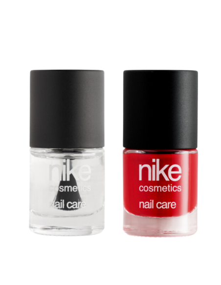 nikecosmetics Pacote de esmalte para unhas Tender Blush 8ml + Top coat 8ml
