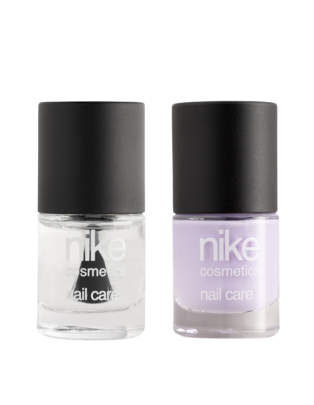 Pack nikecosmetics Laca de uñas Violet Pearl 8ml + Top coat 8ml