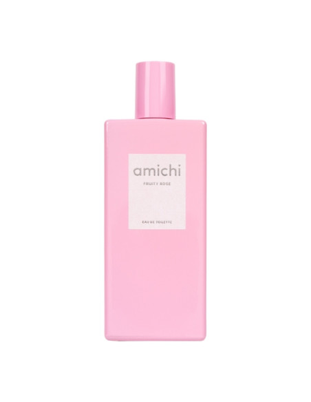 AMICHI - Fruity Rose, Perfume Mujer, 150 ml, Colonia Mujer, Eau de Toilette Femenina, Agua Fresca, Aroma Afrutado Floral, Fragancia Suave y de larga duración, Entrega 24/72h