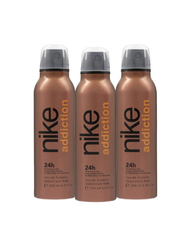 Pack Nike Addiction Man Desodorante Spray 200ml 3 uds