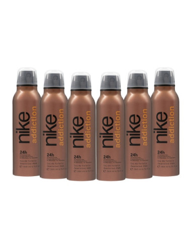 Pack Nike Addiction Man Desodorante Spray 200ml 6 uds