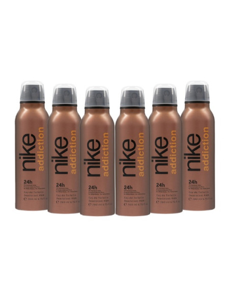 Pack Nike Addiction Man Desodorante Spray 200ml 6 uds