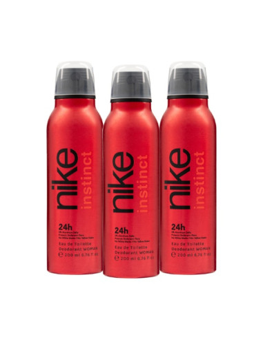 Pack Nike Instinct Woman Desodorante Spray 200ml 3 uds