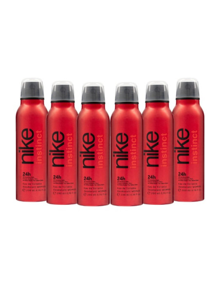 Pack Nike Instinct Woman Desodorante Spray 200ml 6 uds