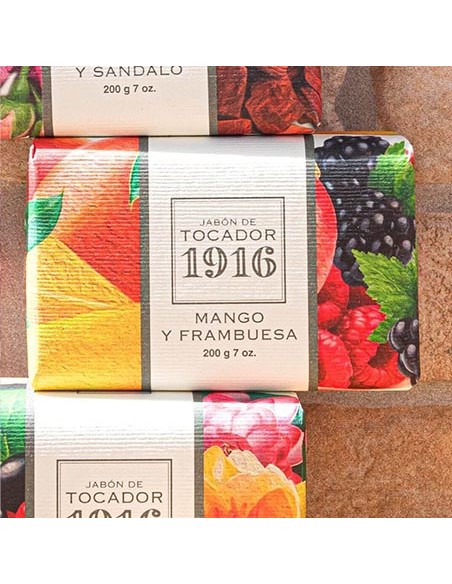 1916 Mango & Frambuesa Jabón de Tocador 200gr