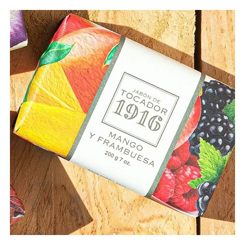 1916 Sabonete higiênico Mango & Raspberry 200gr