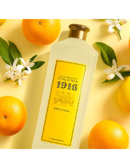 1916 - Original 750 ml, Agua de Colonia Hombre y Mujer, Perfume Unisex, Eau de Toilette Masculina y Femenina, Fragancia Cítrica y Floral, Aroma de Larga Duración
