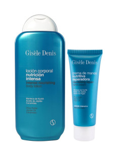 Gisele Denis Pack Protección Frio Hidratante (Loción Hidratante 24h 400ml+Crema de manos Hidratante 24h 75ml)