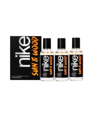 Pack Nike Sun & Wood Man Eau de Toilette 30ml 3 uds
