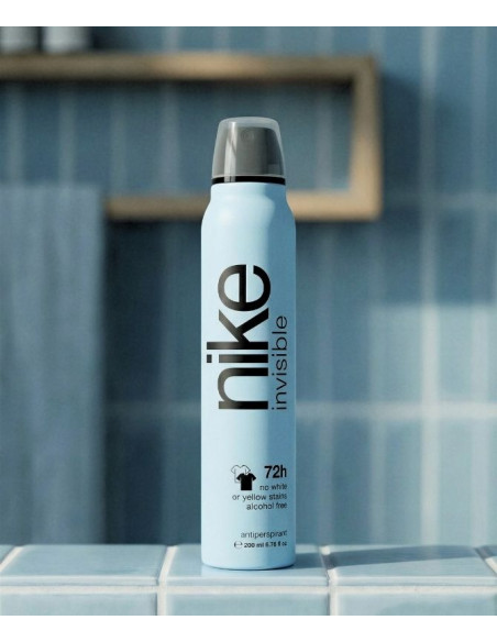 Nike Invisible desodorante Spray Antiperspirant 200 ml (Pack de 3 und)