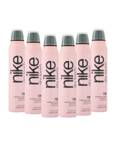 Nike Dry Touch desodorante Spray Antiperspirant 200 ml (Pack de 6 und)