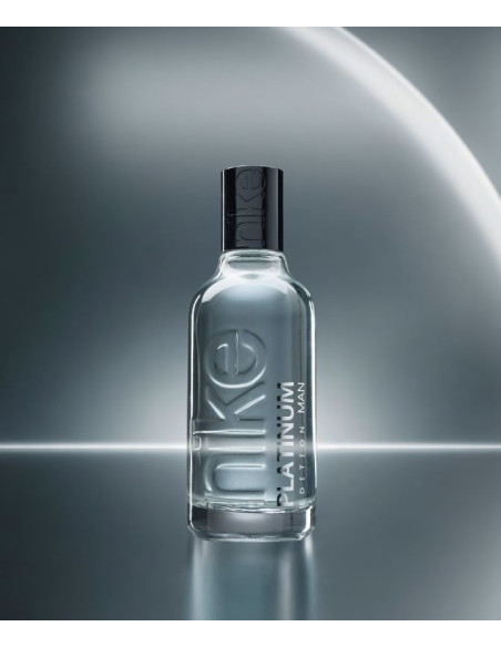 NIKE - Platinum Edition Man, Colonia hombre, 150 ml, Perfume Formato Spray, Eau de Toilette Natural y masculina, Aroma Frutal Amaderado, Fragancia Fresca, Sensual y de larga duración, Entrega 24/72h