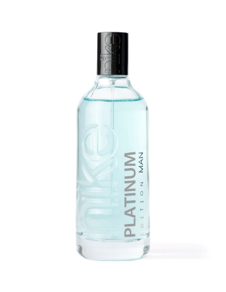 NIKE - Platinum Edition Man, Colonia hombre, 150 ml, Perfume Formato Spray, Eau de Toilette Natural y masculina, Aroma Frutal Amaderado, Fragancia Fresca, Sensual y de larga duración, Entrega 24/72h