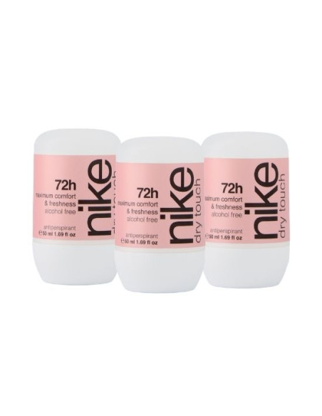 Nike Dry Touch desodorante Roll-On 50ml (Pack de 3 und)
