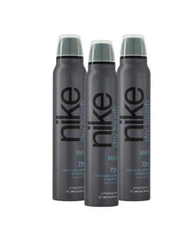 Pack Nike Dry Touch Man Desodorante Spray Antitranspirante 200 ml x 3 uds
