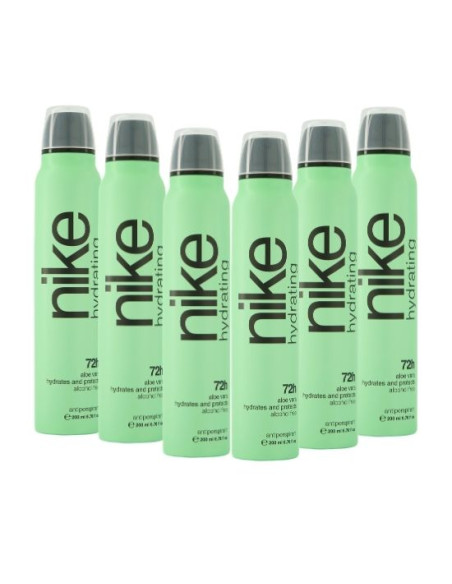 Pack Nike Hydrating Desodorante Spray Antitranspirante 200 ml x 6 uds