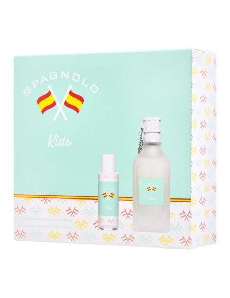 SPAGNOLO - Kids, Colonia niños, 100 ml, 150 ml, Estuche de regalo de 2 piezas, Perfume Spray, Eau de Toilette infantil, Aroma larga duración - Entrega 24/72h