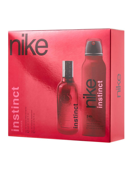 NIKE - Instinct Woman Estuche de regalo de 2 piezas, Perfume Spray, Eau de Toilette femenina, Aroma de larga duración - Entrega 24/72h