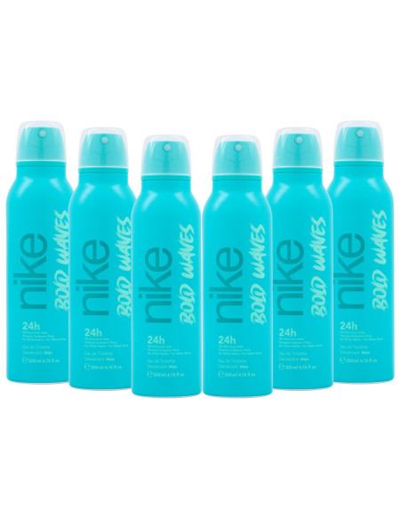 Nike Bold Waves Man Desodorante Spray 6 x 200ml